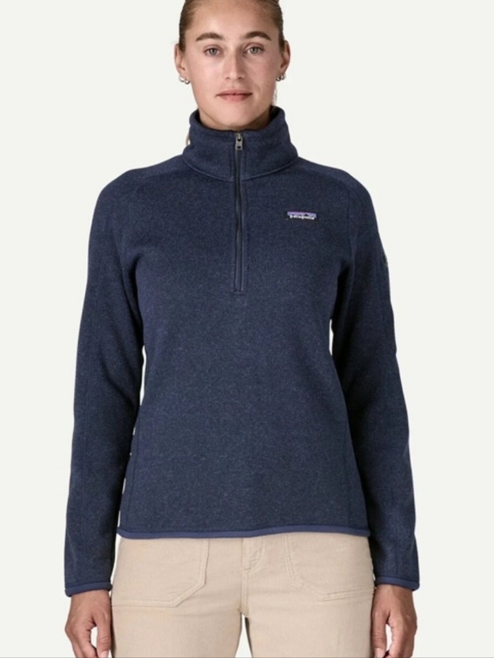 Patagonia Better Sweater Quarter Zip Pullover Navy
